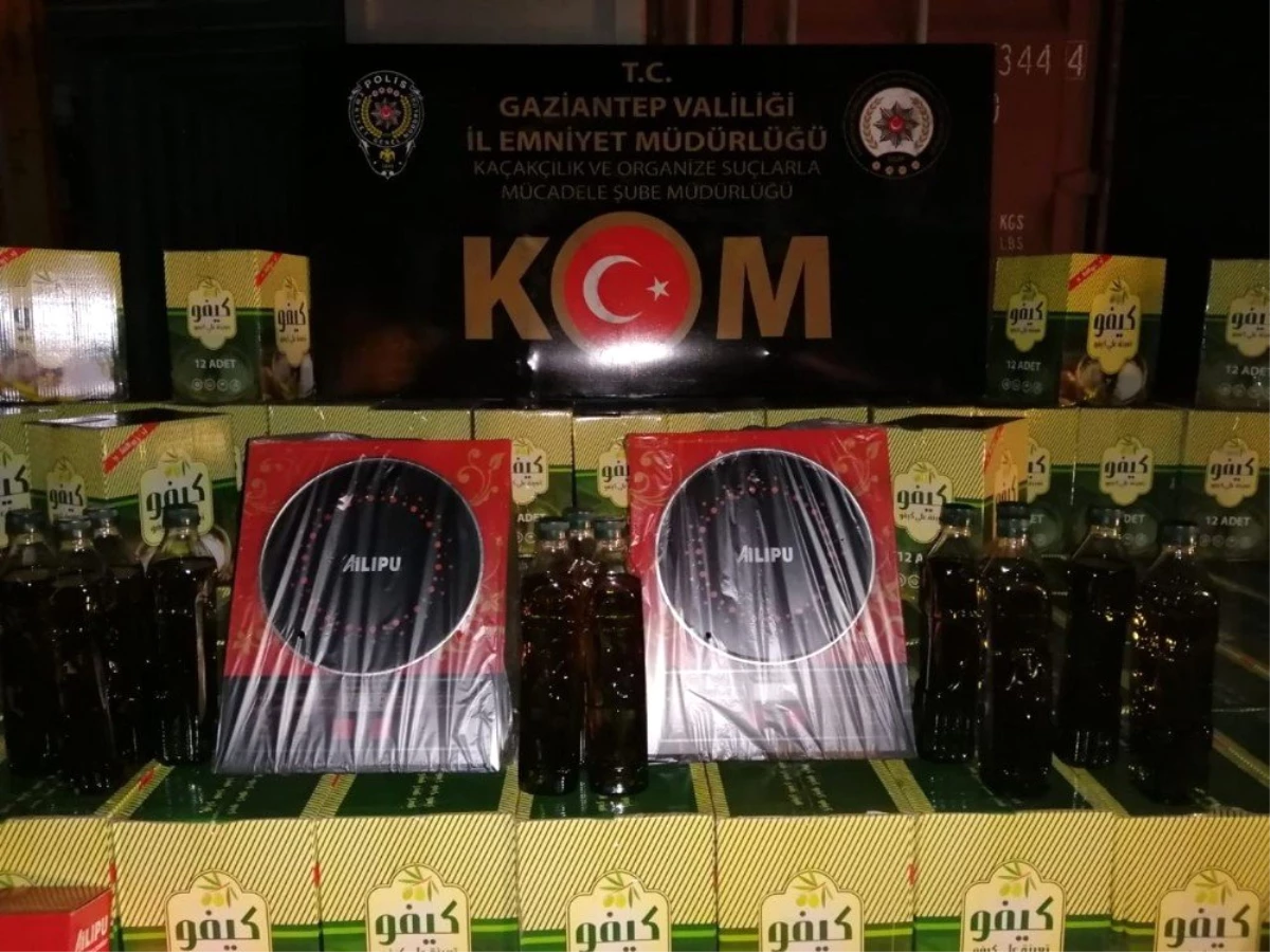 Gaziantep\'te 3 bin şişe kaçak zeytinyağı ele geçirildi