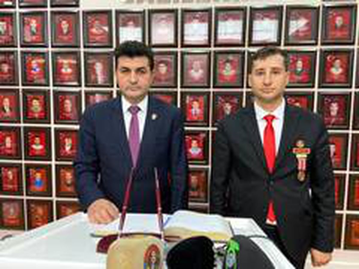 Türkiye Harp Malulü Gaziler Şehit Dul ve Yetimleri Derneği Genel Başkanı Işık\'tan Öztürk\'e ziyaret