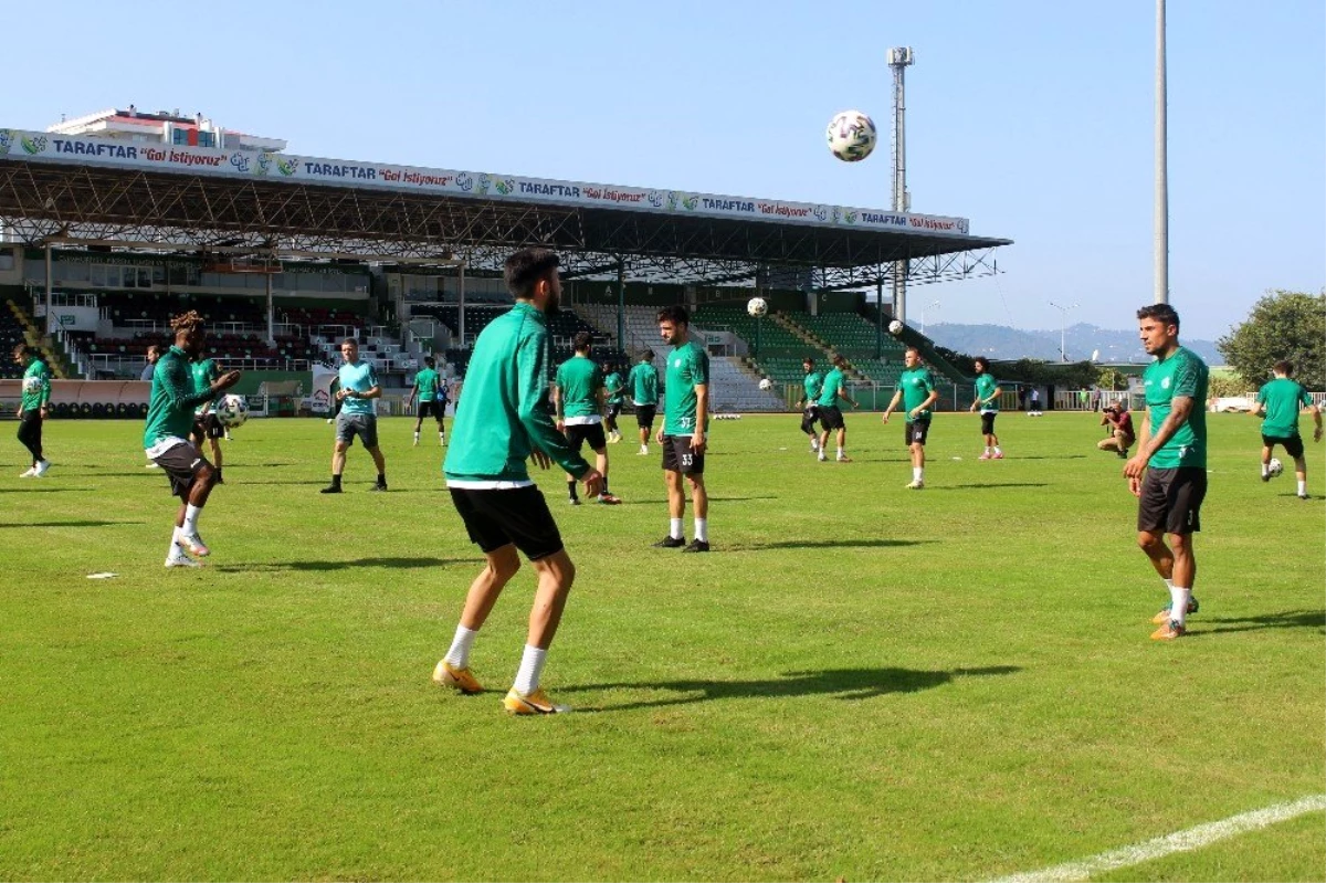 Giresunspor, Ankaraspor maçı hazırlıklarını sürdürdü