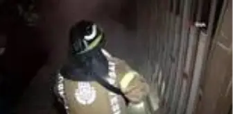 Kağıthane'de bir binanın bodrum katında bulunan marangoz atölyesinde yangın paniği