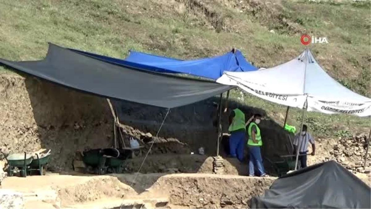 Son dakika... Konuralp Antik kentindeki kazılarda yeni bölümler ortaya çıktı