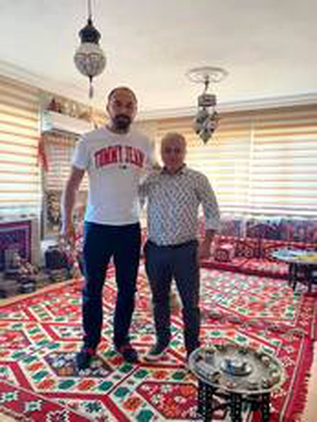 Korkuteli Güreş Ağası Sarıca, Başpehlivan Ali Gürbüz\'ü Ağırladı