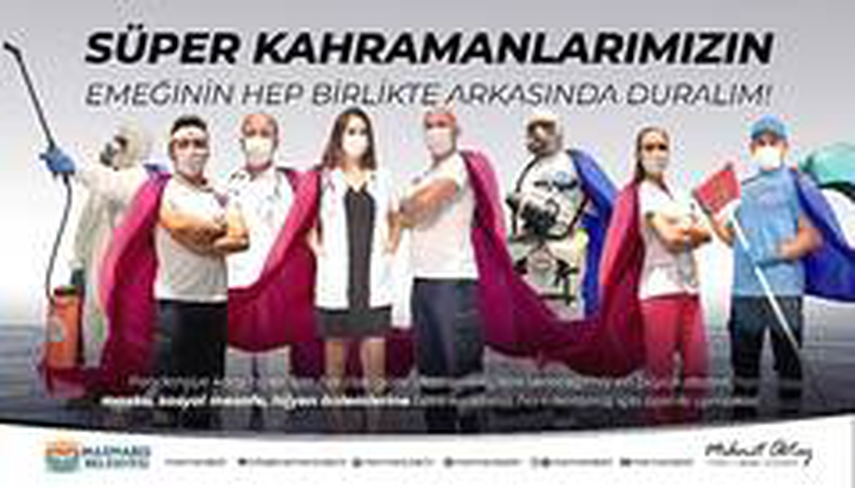 Marmaris\'te "Süper Kahramanlar" kamera karşısına geçti