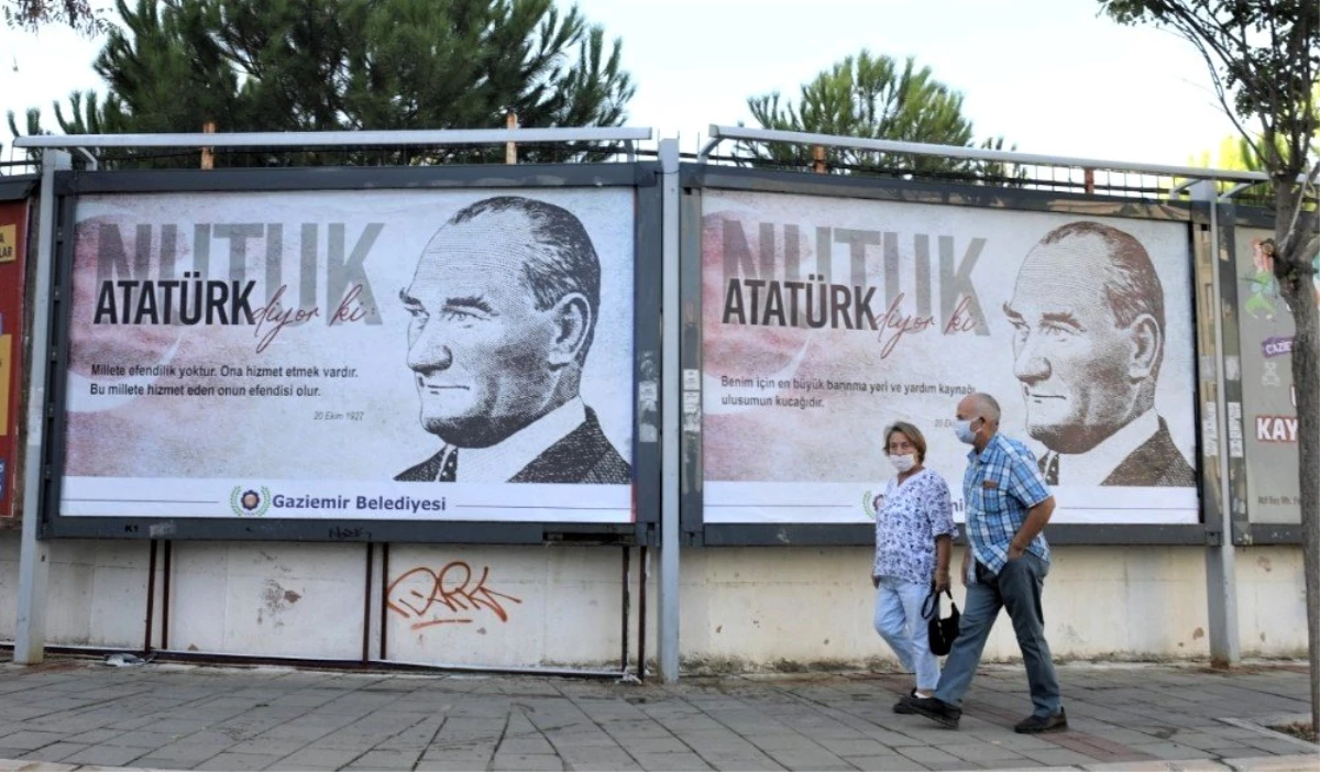 Atatürk\'ün Nutuk\'taki önemli sözleri ilan panolarına asıldı