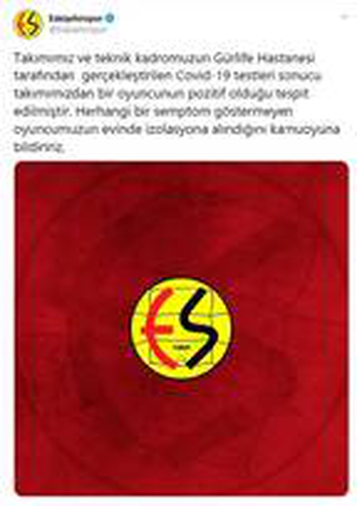 Son dakika spor: Eskişehirspor\'da 1 oyuncuda koronavirüs çıktı