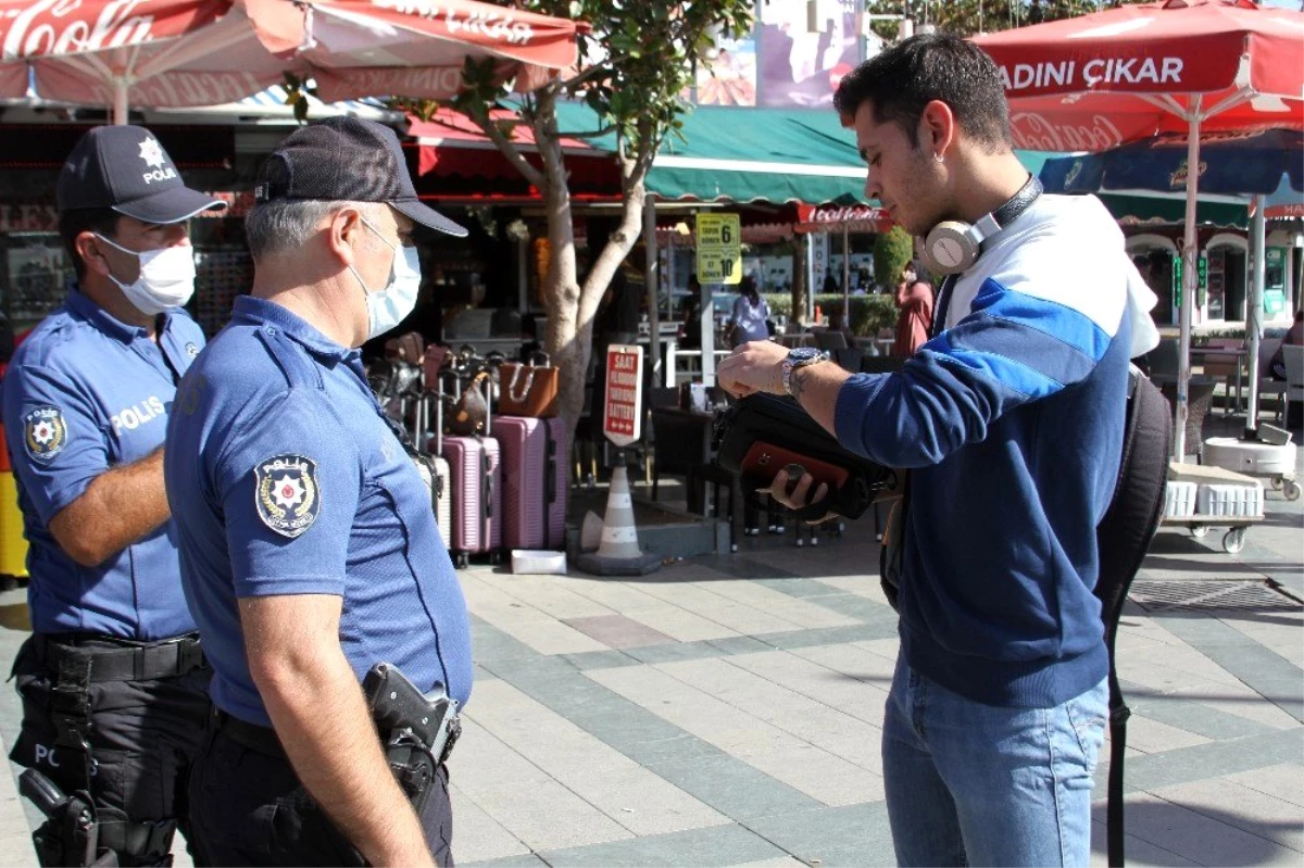 Maskesini takmayan gençten ilginç savunma: Nefes almak en doğal hakkımız