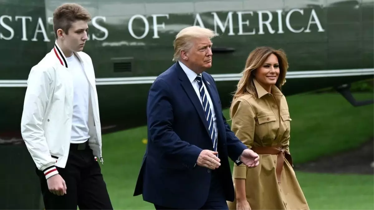 ABD Başkanı Trump\'ın oğlu Barron\'ın da koronavirüse yakalandığı, First Lady\'in yazısında ortaya çıktı