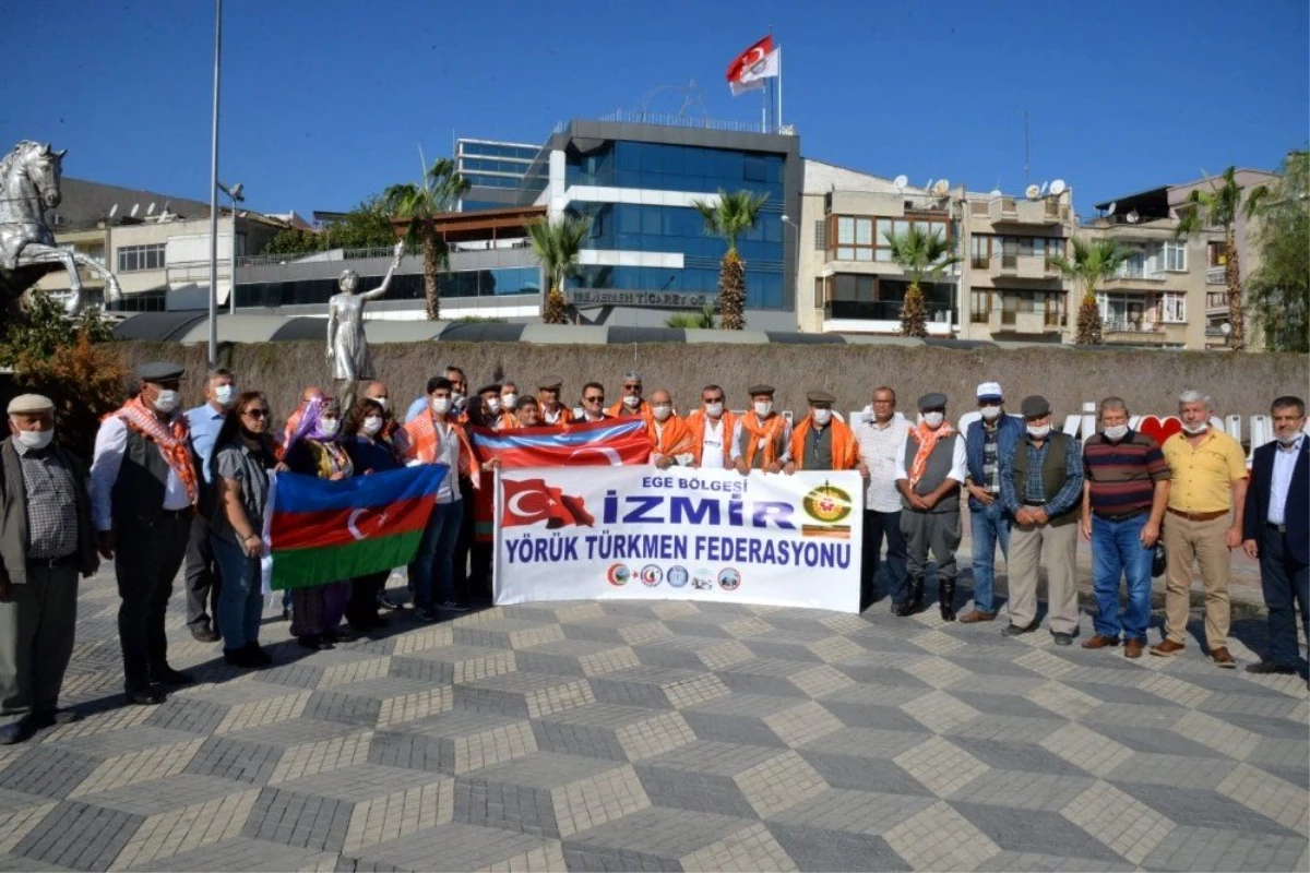 Menemen\'den Azerbaycan\'a "Yanınızdayız" mesajı