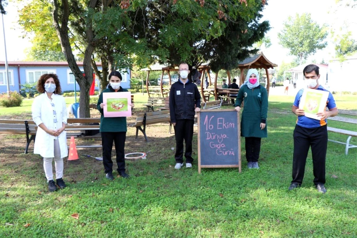 Özel öğrenciler gıda israfına dikkat çekti