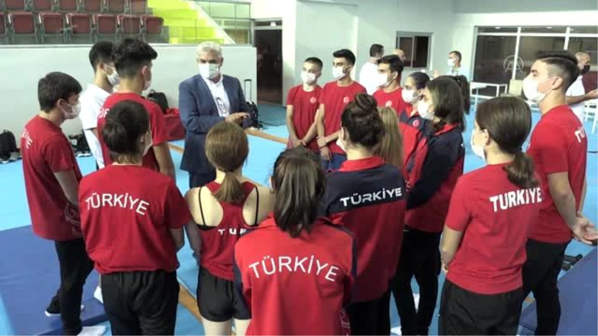 Trampolin Cimnastik Milli Takımı, 2021 Avrupa Şampiyonası\'na Mersin\'de hazırlanıyor