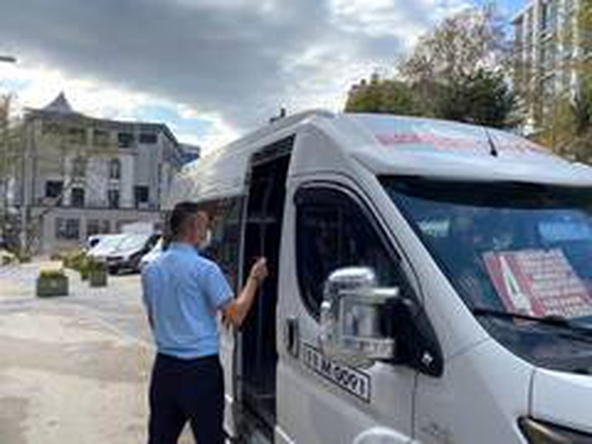 Zabıta Müdürlüğü minibüsleri denetledi