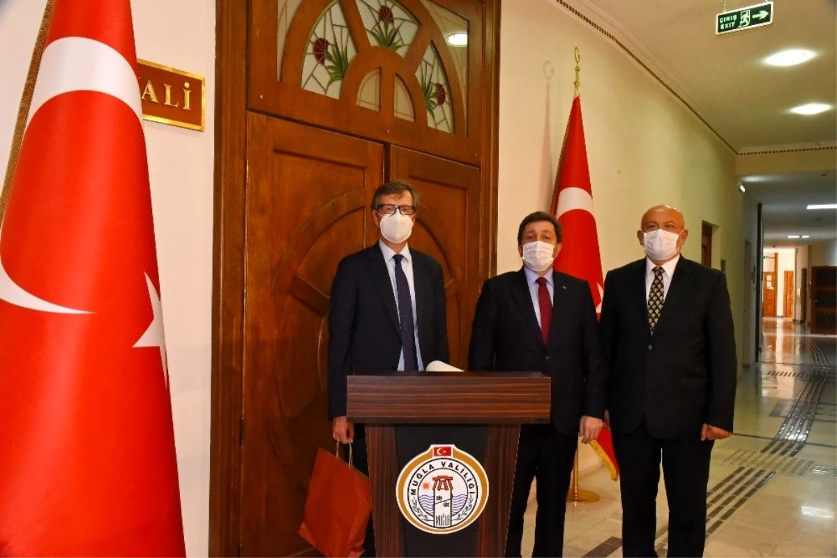 Avusturya Ankara Büyükelçisi Johannes Wimmer Vali Tavlı\'yı ziyaret etti