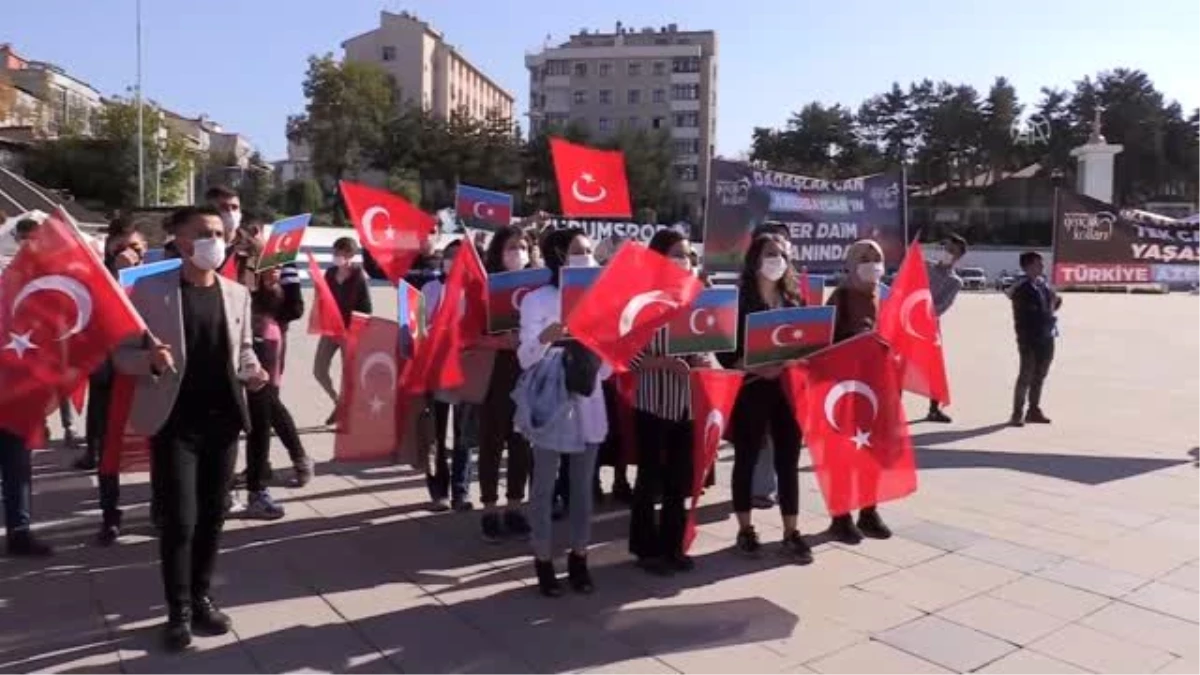 Azerbaycan\'a destek için "atlı ve bayraklı" yürüyüş düzenlendi