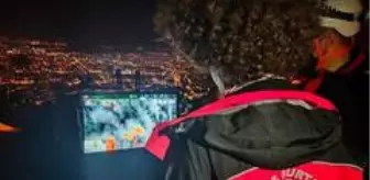 Dağda kaybolan 4 kişiyi termal dronla arama çalışmaları başladı