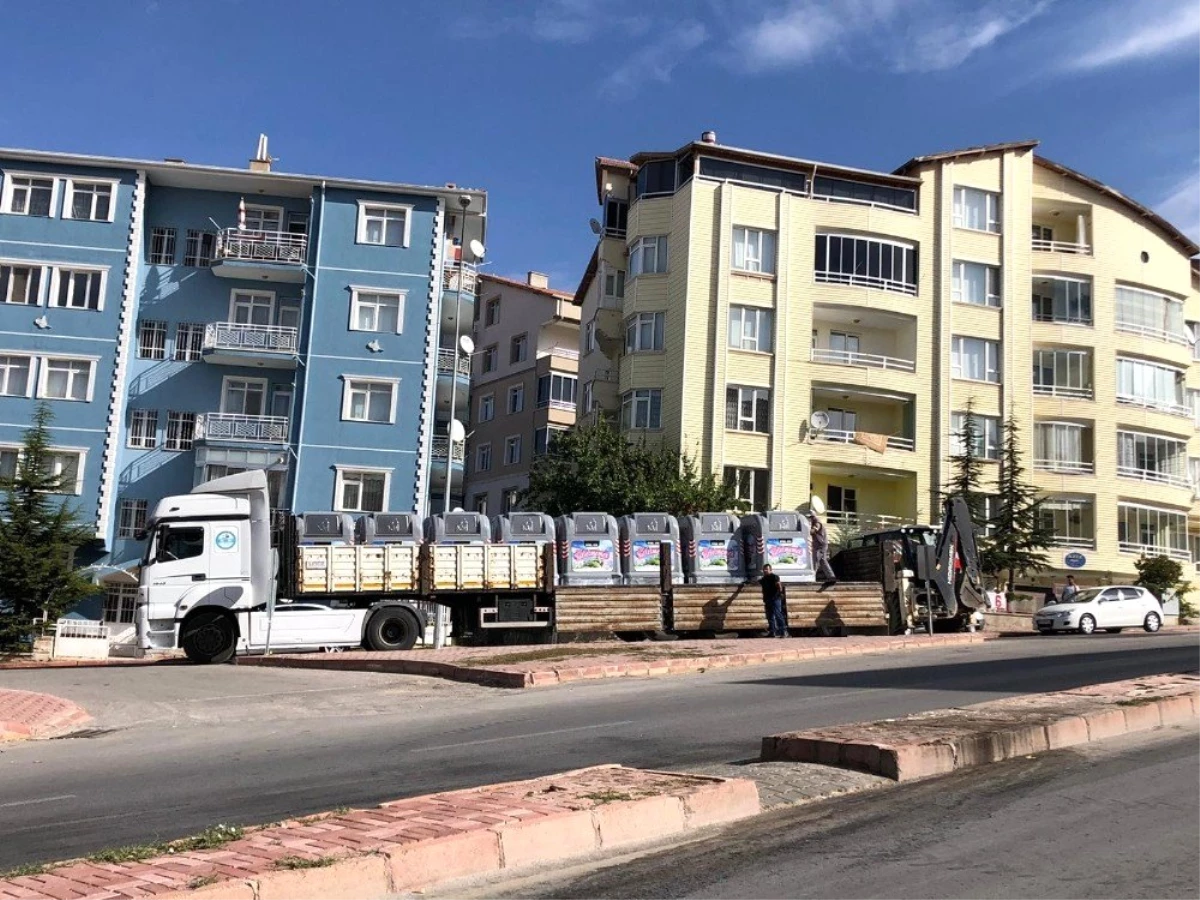 Kırşehir Belediyesi, Medrese Mahallesinde akıllı konteynır uygulamasına geçti