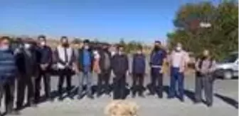 Yeni kazalar yaşanmasın diye kurban kesip dua ettiler