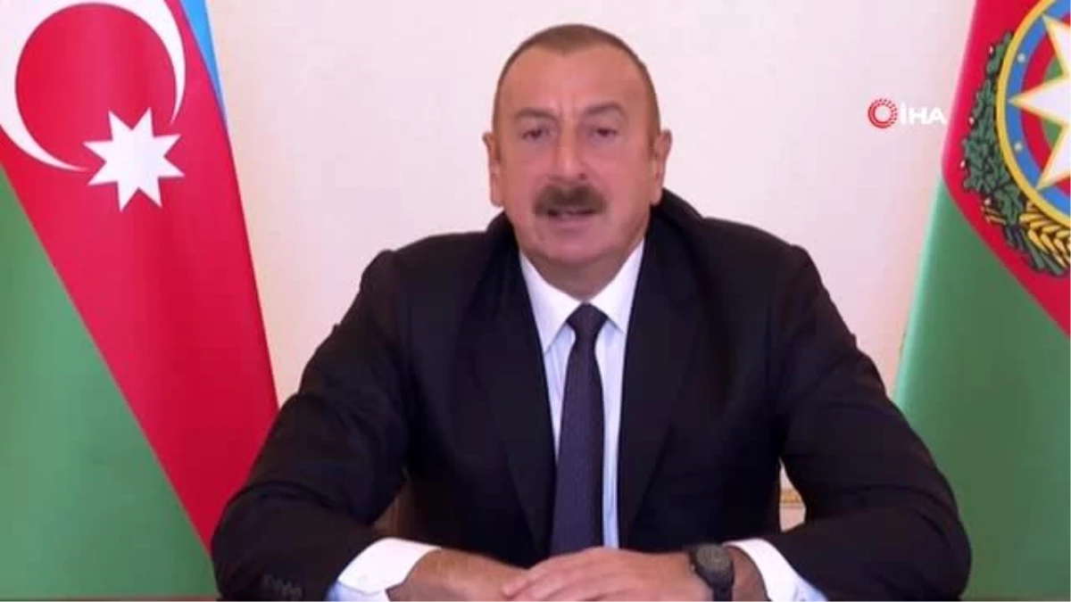 Azerbaycan Cumhurbaşkanı Aliyev: "Ermenistan yönetimini kalan toprakları kendi isteğiyle terk etmesi konusunda uyarıyorum""Topraklarımızı geri...