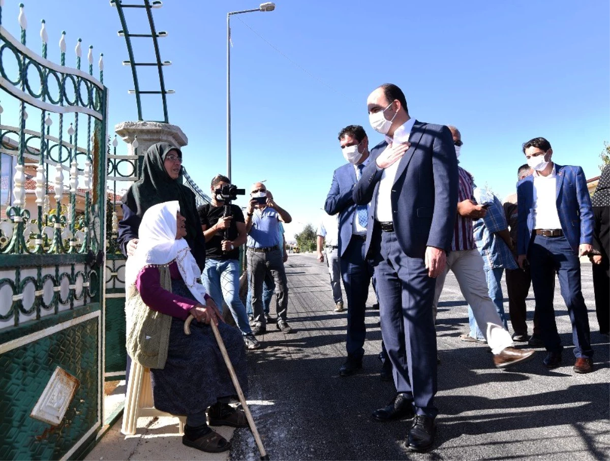 Başkan Altay Hüyük\'ü ziyaret etti