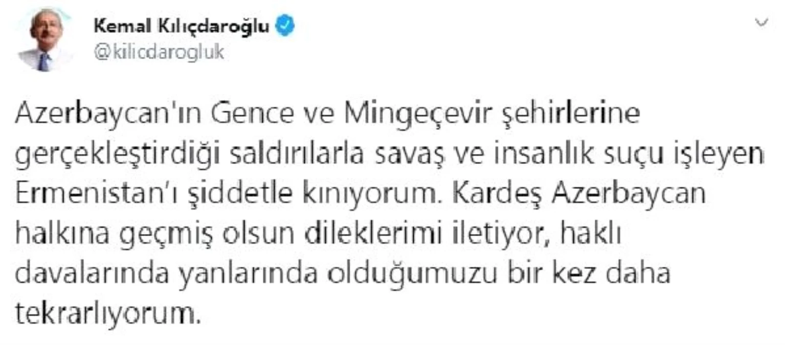 Ermenistan\'ın, Gence ve Mingeçevir saldırıları Türkiye\'den lanetlendi