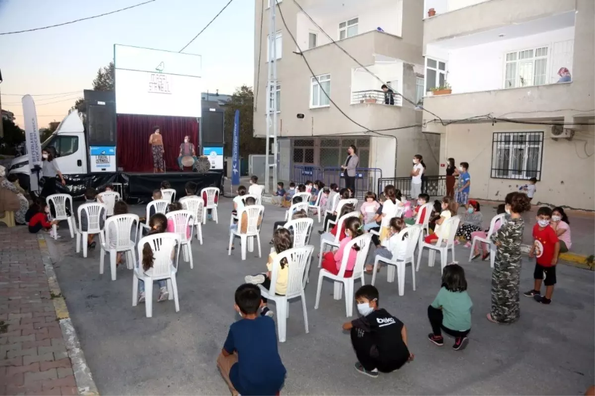 Küçükçekmece\'deki festivalle ilk kez masalla tanıştılar