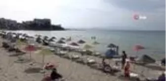 Kuşadası'nda ekim ayında plaj keyfi