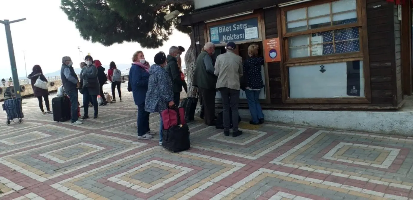 Fırtınadan dolayı deniz otobüsü geri döndü