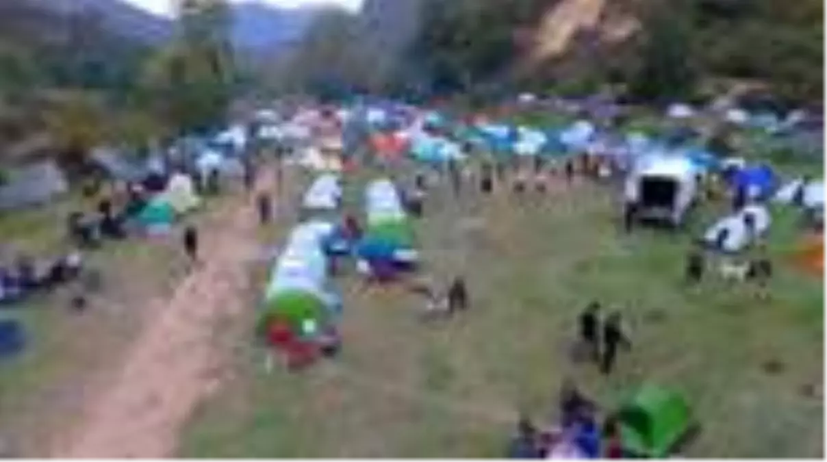 HES kodu ile girdikleri kampta doğanın keyfini çıkardılar - DÜZCE