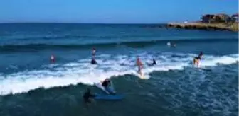 Karadeniz'in o kıyısına sörf akını