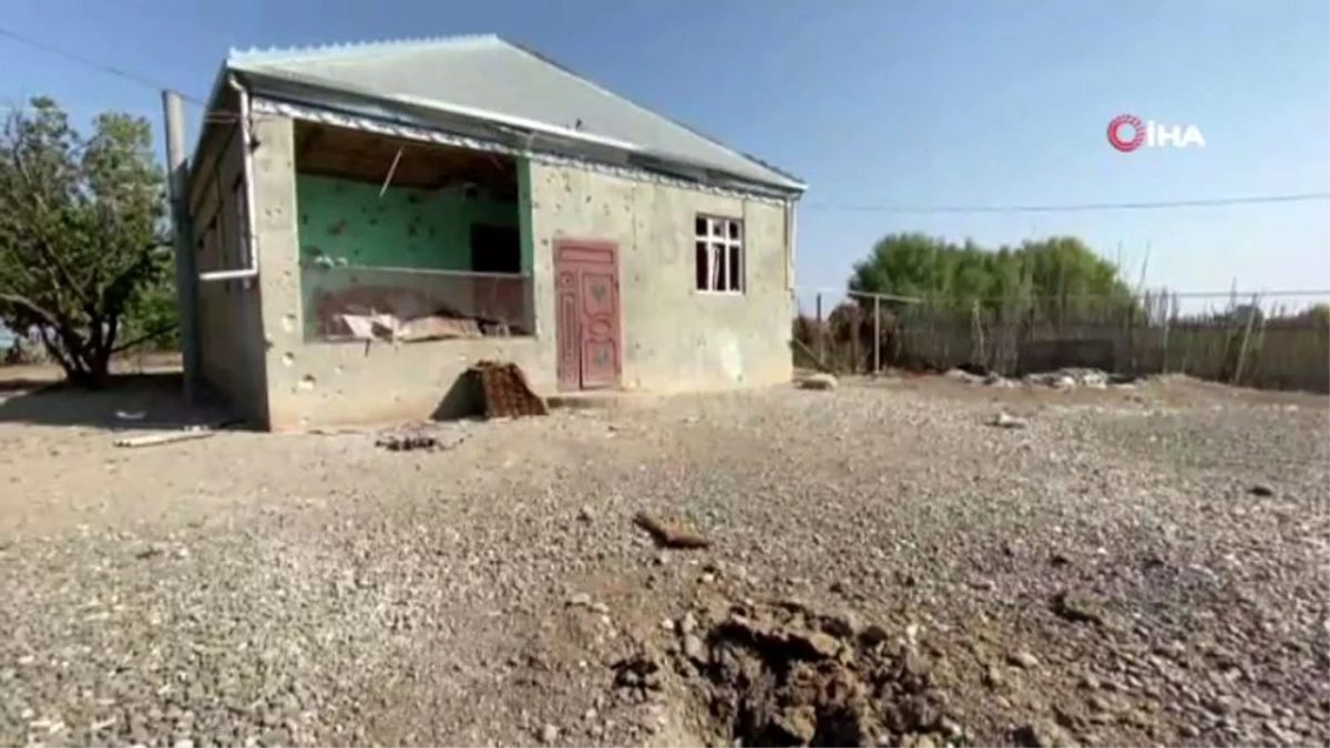 Novruzlu köyü sakini Ağayyev, "1 saat önce 10 mermi düştü.