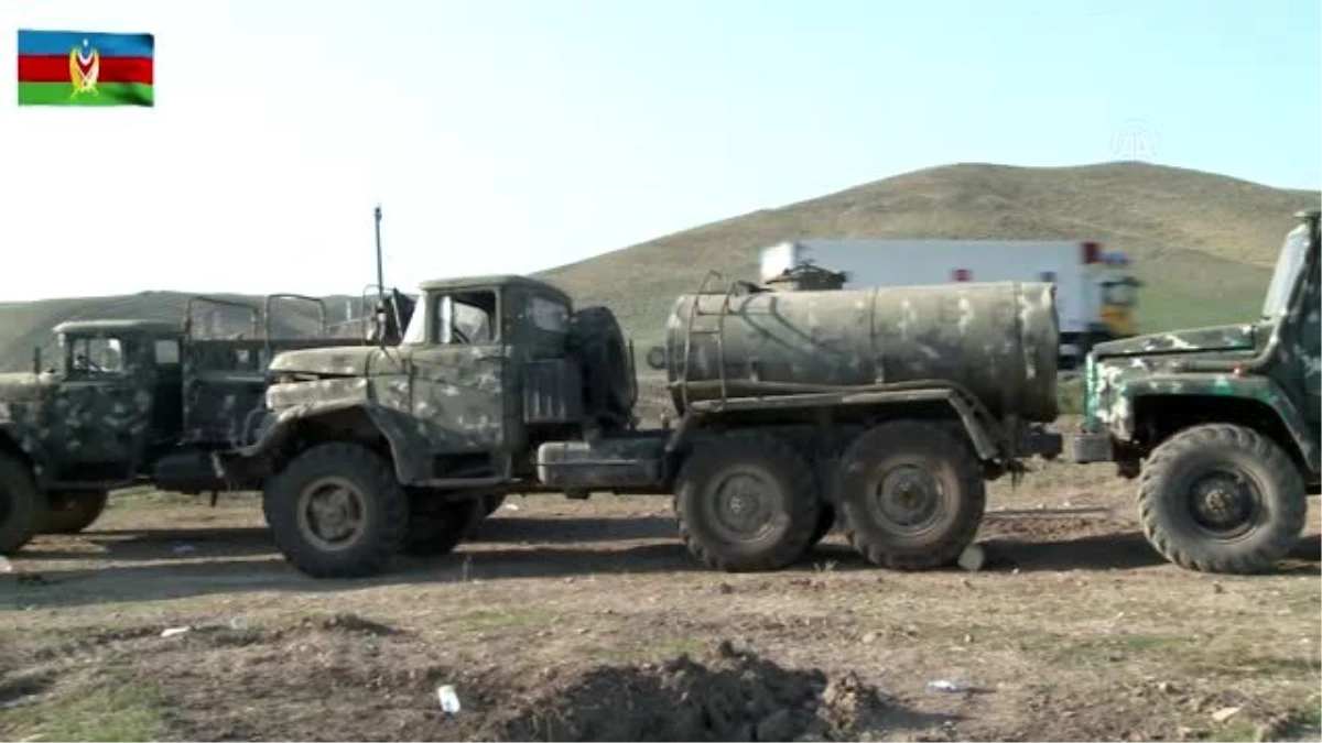Son dakika haberleri... Azerbaycan ordusunun Fuzuli ve Cebrayıl bölgelerinde ele geçirdiği askeri araç ve mühimmatlar