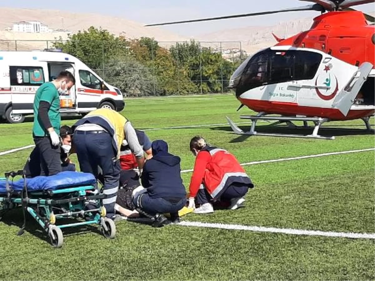 Son dakika haberleri | Çapa motorundan düşen kadın, ambulans helikopterle sevk edildi