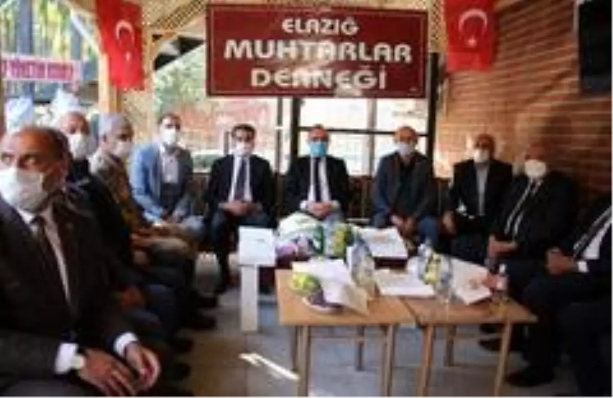 Elazığ protokolü, muhtarlarla bir araya geldi