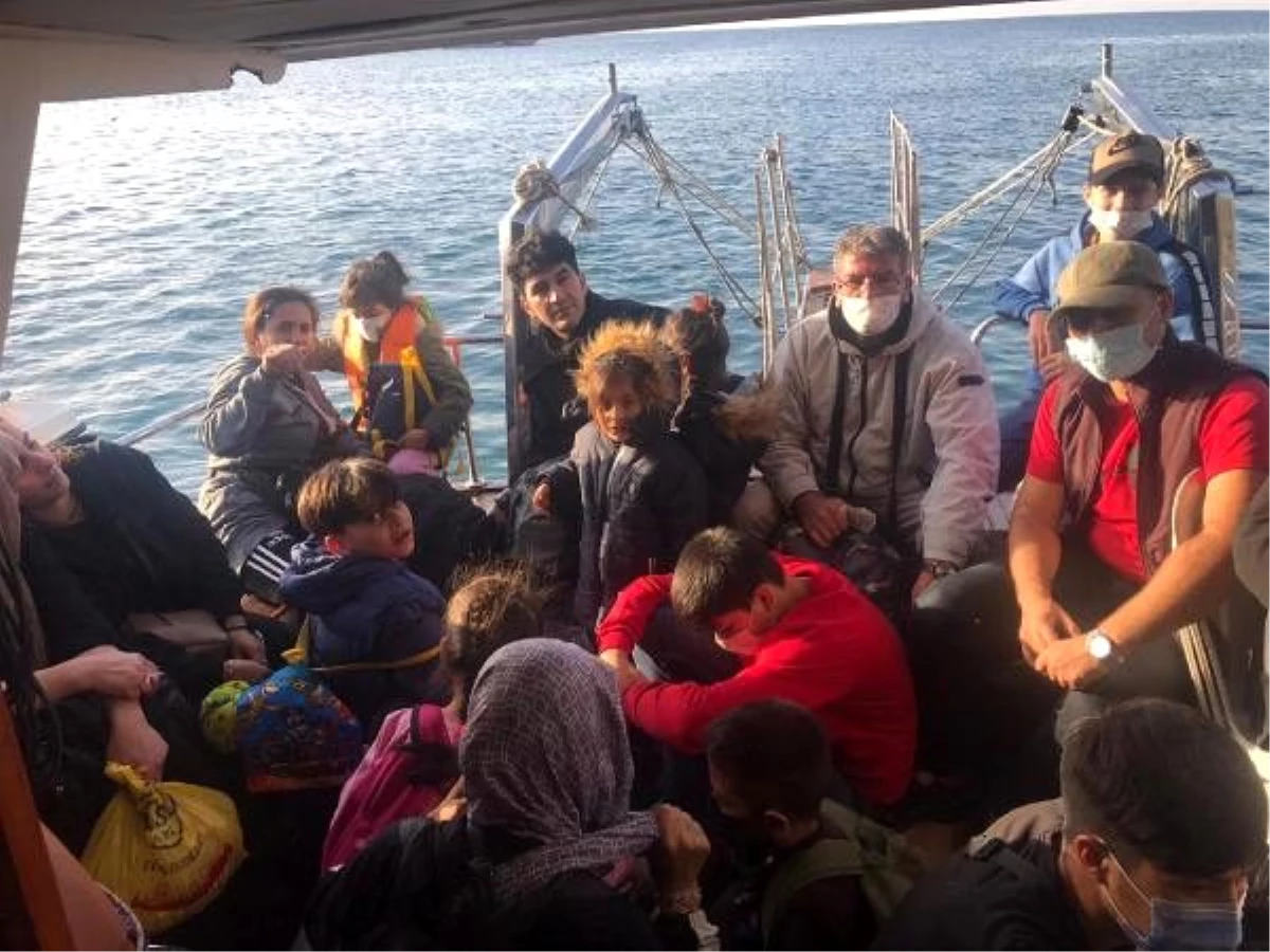 Marmaris ve Fethiye\'de 74 göçmen yakalandı, 22 göçmen kurtarıldı