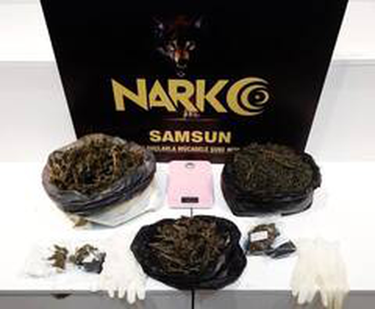 Samsun\'da narkotik uygulaması: 4 gözaltı