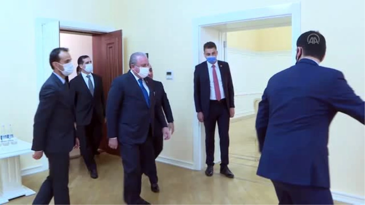 TBMM Başkanı Şentop, Azerbaycan Başbakanı Asadov ile görüştü