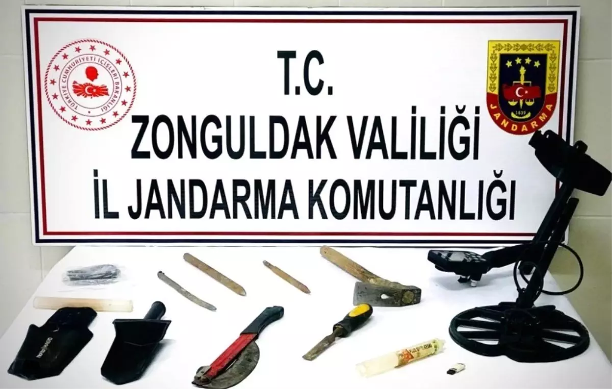 Son dakika haberi | Zonguldak\'ta izinsiz kazı operasyonu: 2 gözaltı