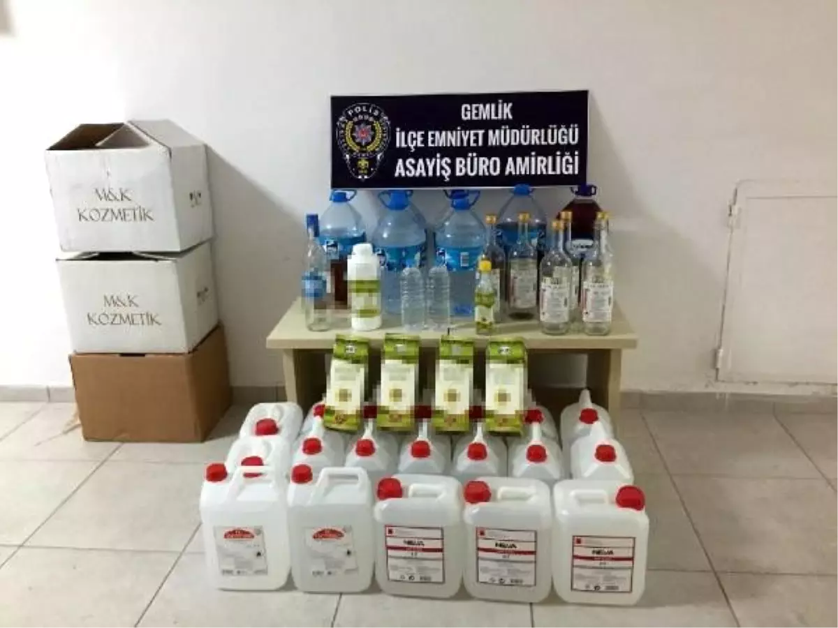 160 litre sahte içkiyle yakalandı, sadece akrabalarına verdiğini söyledi