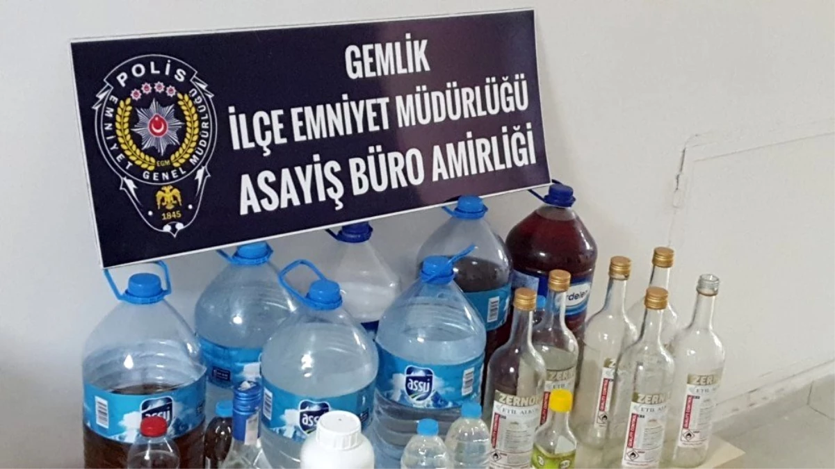 Son dakika haber | Bursa\'da 160 litre kaçak içki ele geçirildi