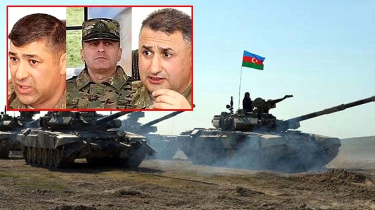 Cepheyi Ermenistan\'a dar eden Azerbaycan ordusunun kilit noktası olan üç general dikkat çekti