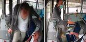 Durak dışında inmek isteyen yolcu, seyir halindeki otobüsün frenine bastı
