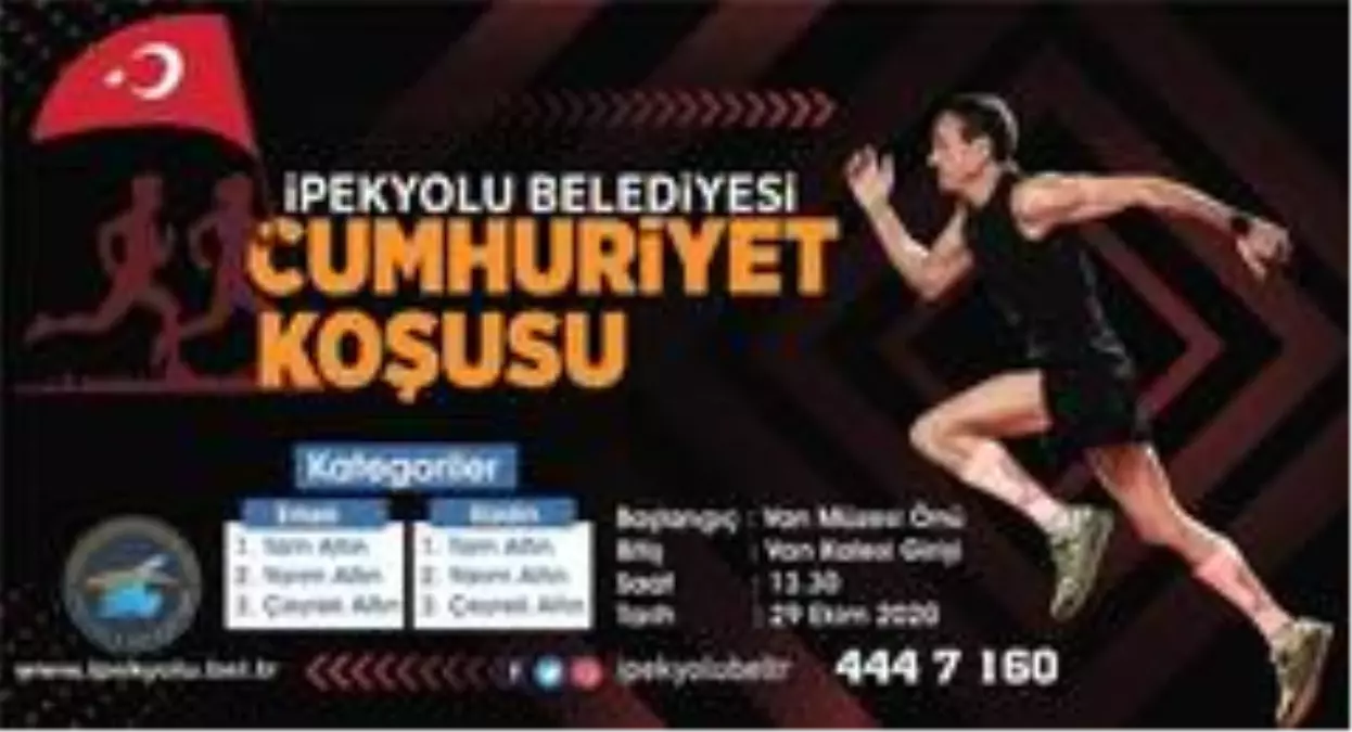 İpekyolu Belediyesinden ödüllü \'Cumhuriyet Koşusu\'