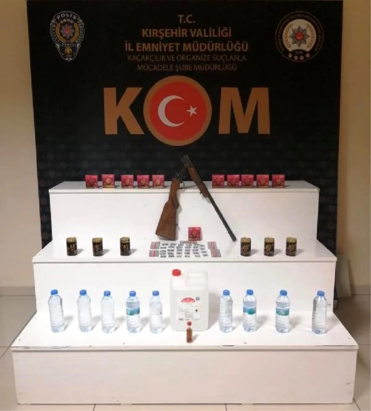 Kırşehir\'de sahte içki operasyonu: 7 gözaltı