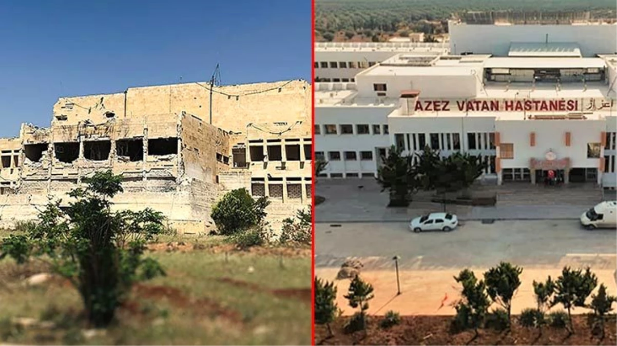 Milli Savunma Bakanlığı da sosyal medyadaki akıma katıldı! İşte Suriye\'deki şehir hastanesinin son hali