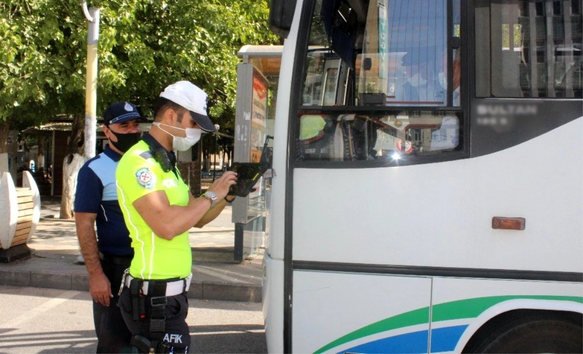 Minibüs ve otobüslerde korona denetimi