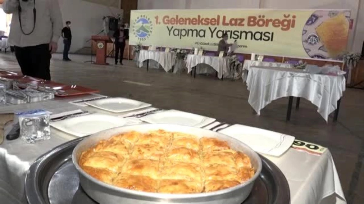 Rize\'de kadınlar en güzel Laz böreğini yapmak için yarıştı