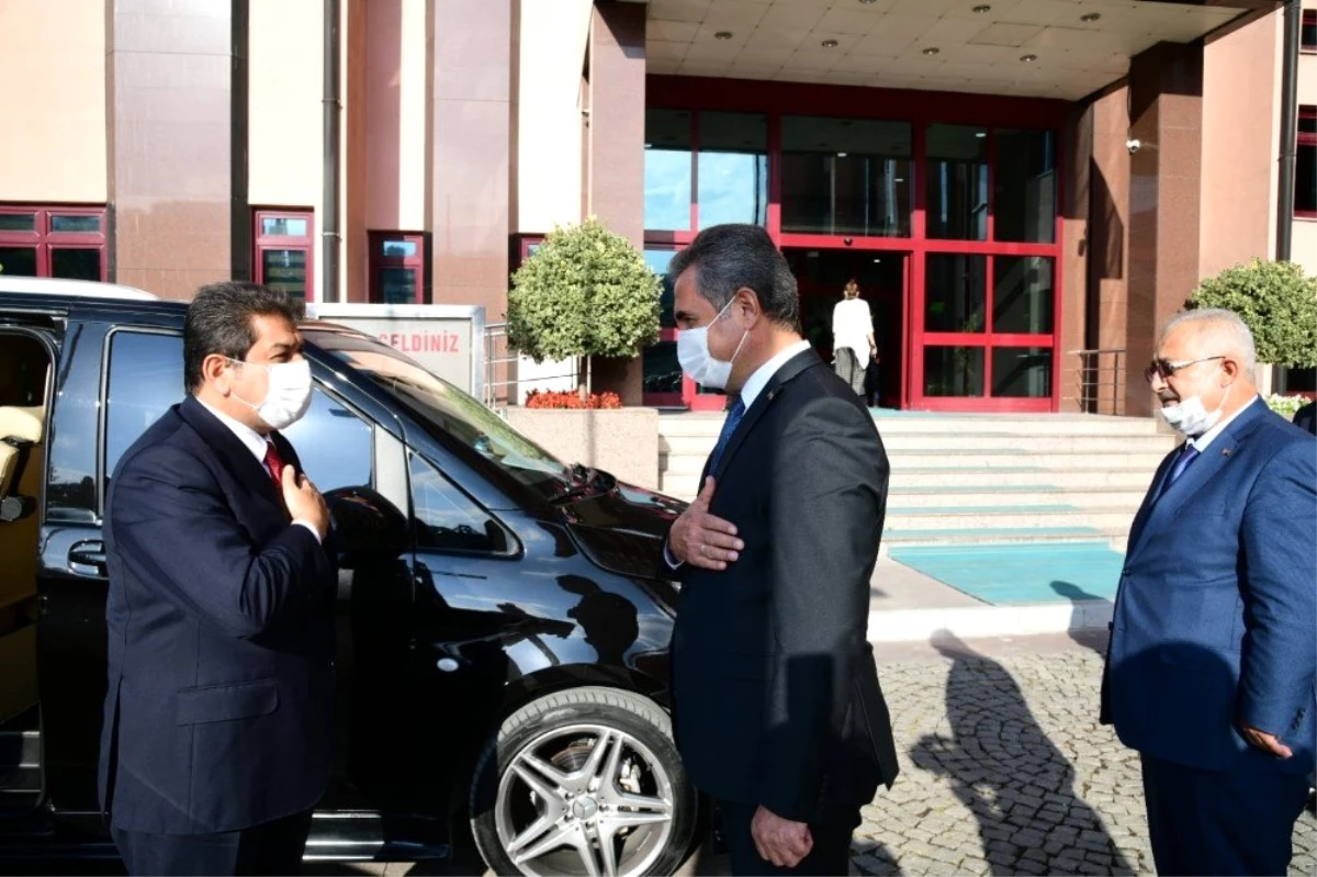 Başkan Köse, Esenler Belediye Başkanı Tevfik Göksu\'yu ağırladı