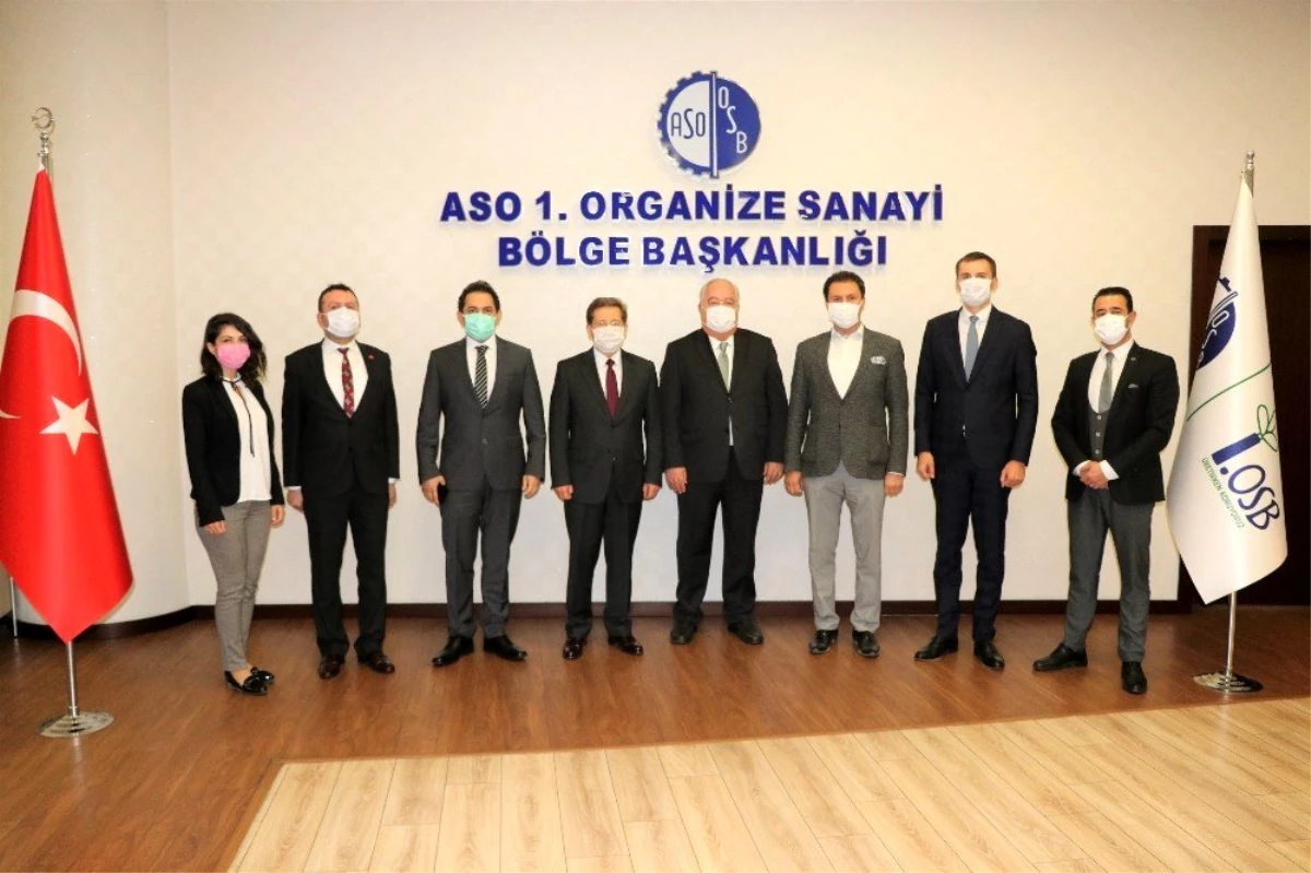 Belarus Büyükelçisi Viktor Rybak ASO 1. OSB\'yi ziyaret etti