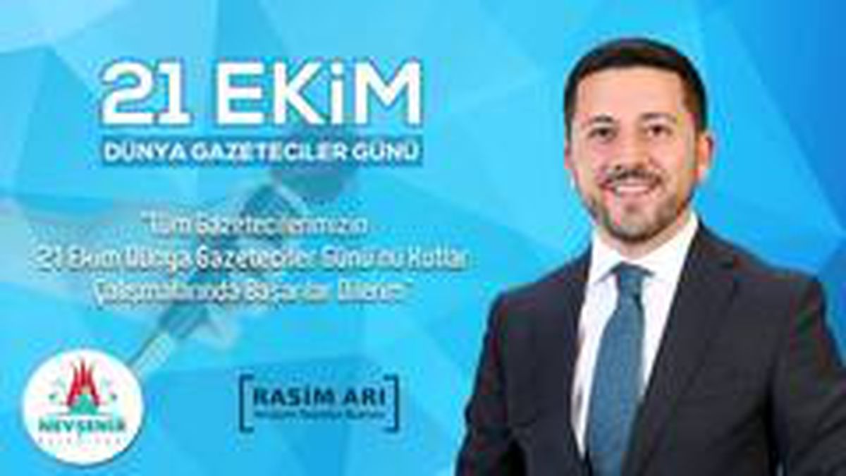Belediye Başkanı Rasim Arı, 21 Ekim Dünya Gazeteciler Günü mesajı yayımladı