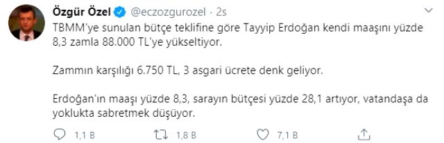 Cumhurbaşkanı Erdoğan'ın maaşına zam! İşte önümüzdeki yıl alacağı ücret