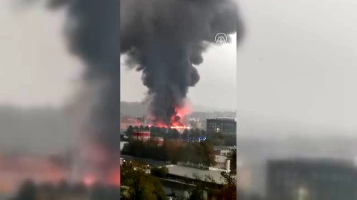 Son dakika gündem: Finlandiya\'nın Turku şehrindeki bir sanayi sitesinde yangın çıktı
